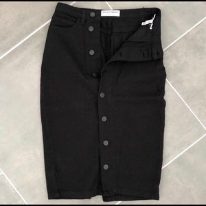 American Apparel Button Up Pencil Skirt
